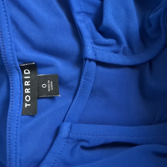 Torrid Studio Knit Blue Top - Picture 5 of 5